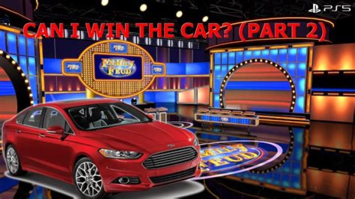 What can you see inside a car family feud?