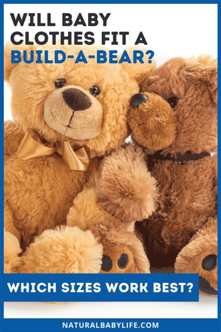 What size clothes fit a Build-A-Bear?
