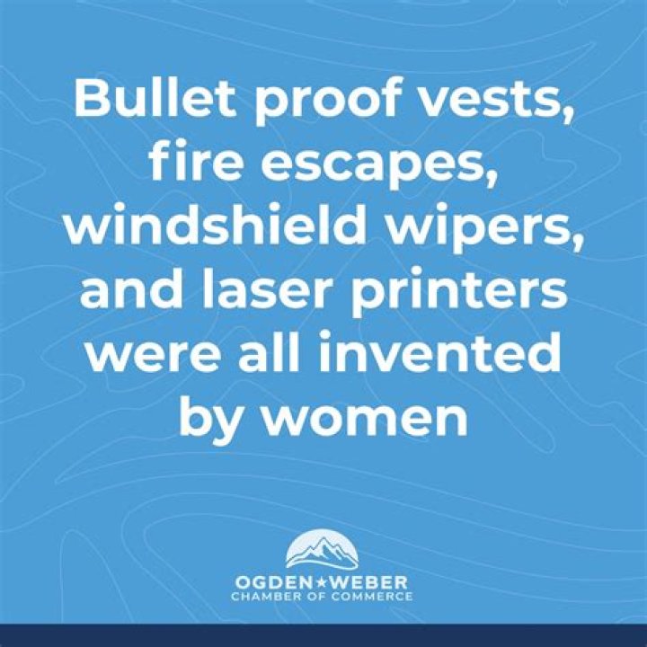 Who invented bulletproof fire escapes windshield wipers and laser printers?